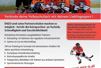 ENZO - optimale Verbindung von Eishockey und Schule